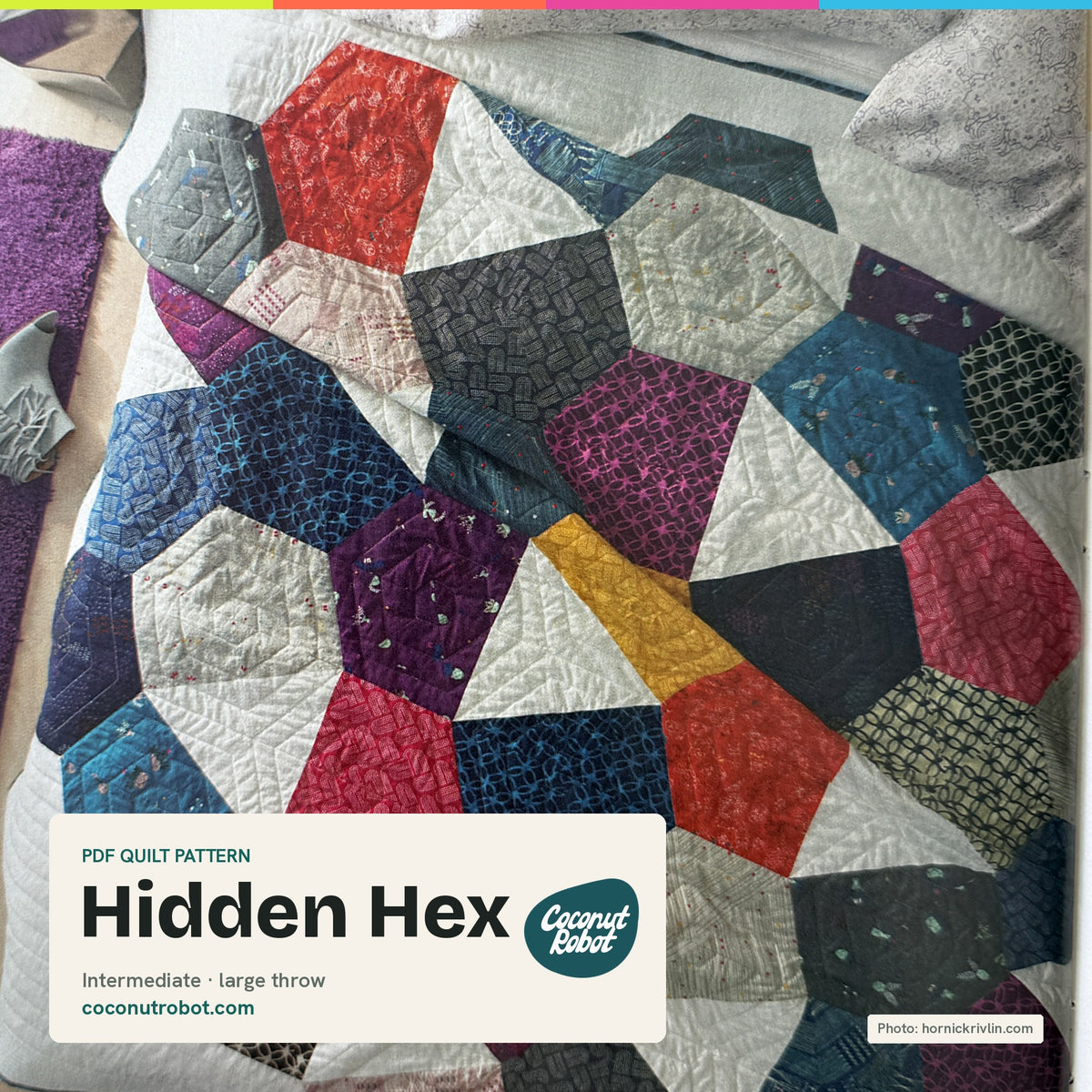 Hidden Hex Quilt Pattern