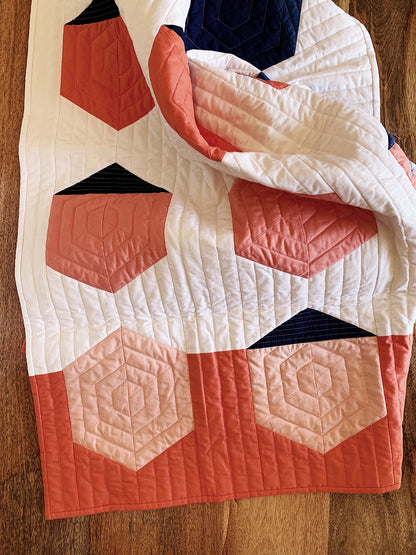 Better Together Quilt Pattern — Hexagon Lap Quilt