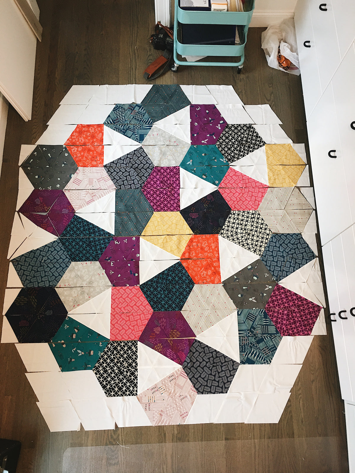 Hidden Hex Quilt Pattern